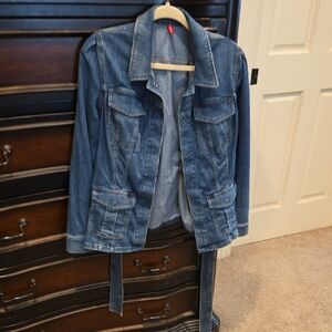 SPANX Blue Denim Jacket